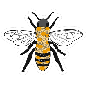 Bee Outside Sticker