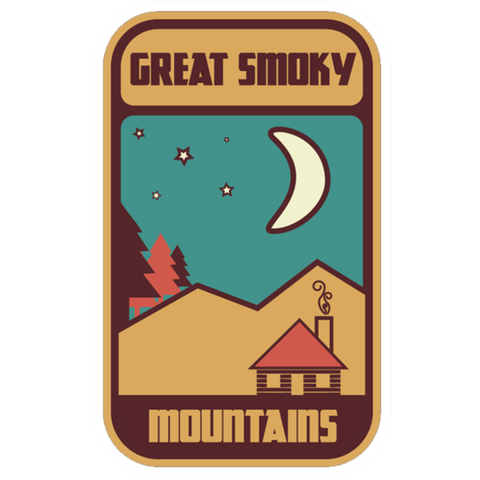 Great Smoky Mountains 2D Sticker