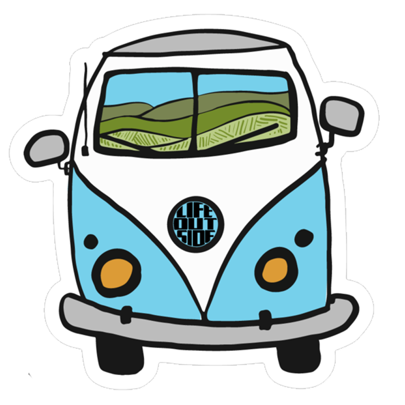 Adventure Van Sticker