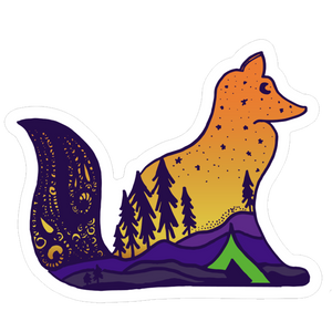 Mountain Firefox Sticker