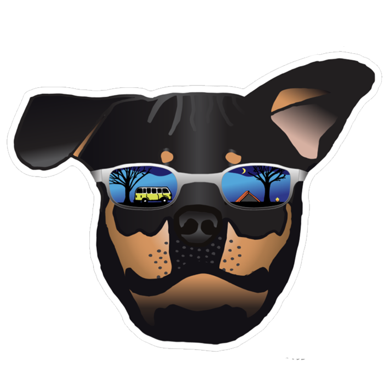 Roamer the Rotty Sticker