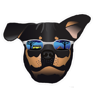 Roamer the Rotty Sticker