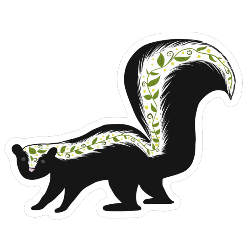 Sylvester the Skunk Sticker