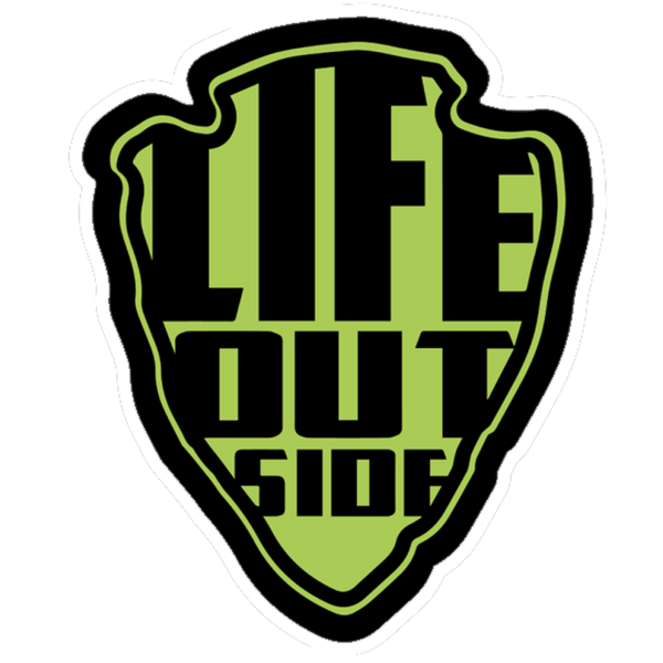 Life Outside Arrowhead Text Sticker