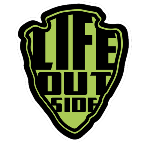 Life Outside Arrowhead Text Sticker