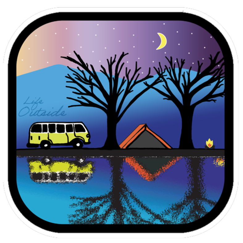 Life Outside Reflecting Pond Sticker
