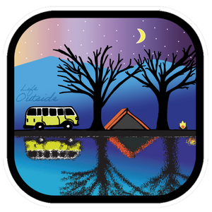 Life Outside Reflecting Pond Sticker