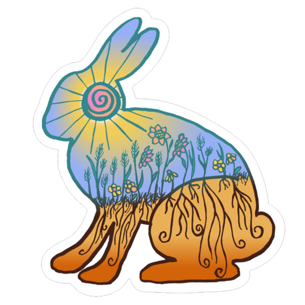 Spring Bunny Sticker