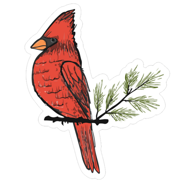 Charlie the Cardinal Sticker