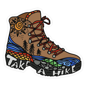 Take a Hike Boot Sticker