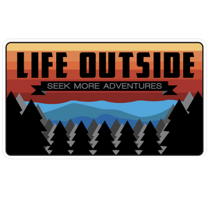 Life Outside Mtn Range Sticker