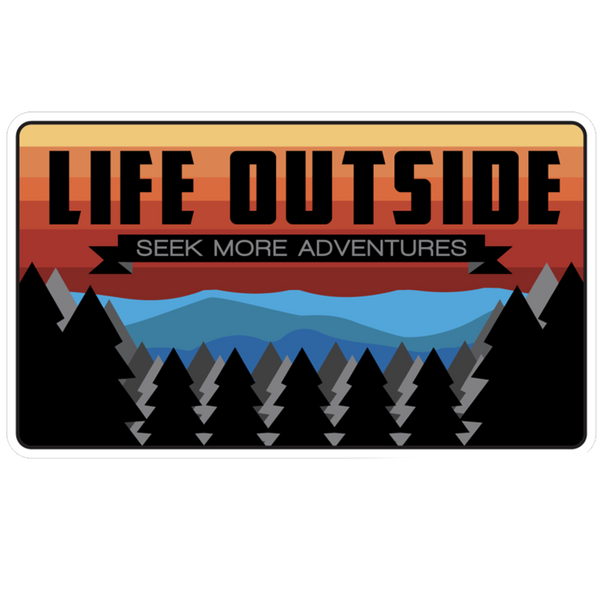 Life Outside Mtn Range Sticker