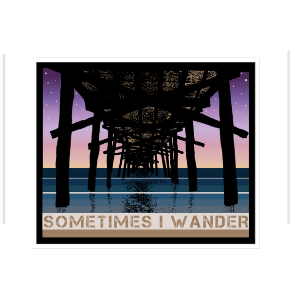 Coastal Wander Pier Sticker