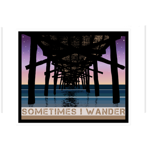 Coastal Wander Pier Sticker