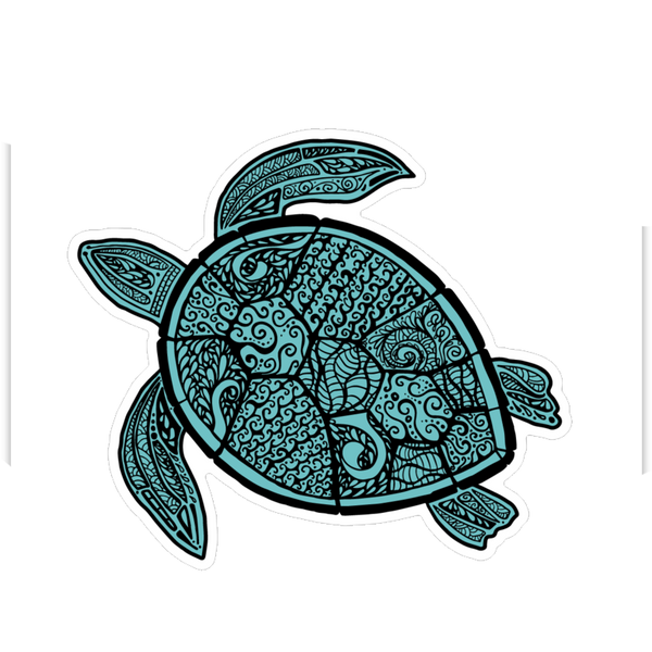 Coastal Sea Turtle Sticker