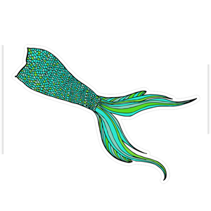 Mermaid Tail Sticker