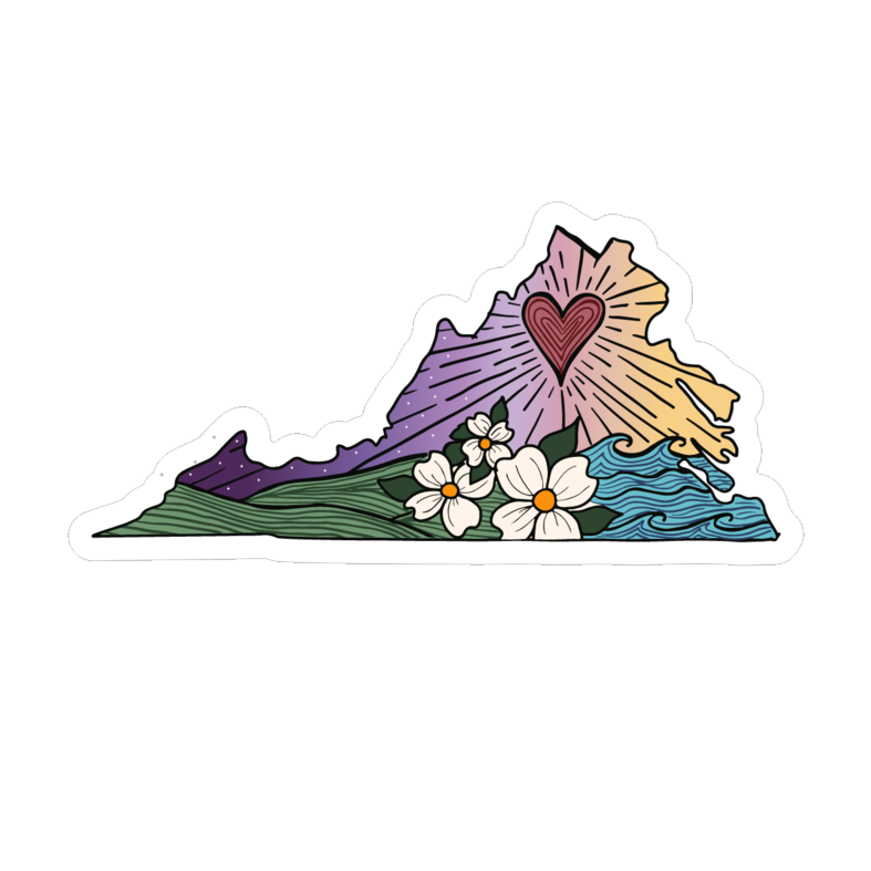 Lovers Virginia Sticker