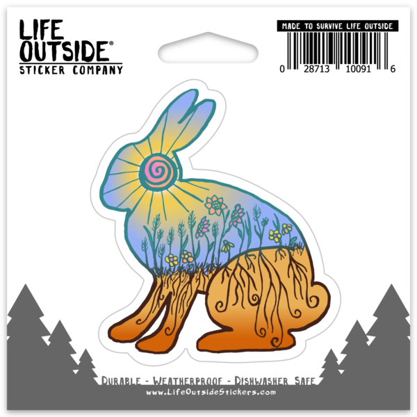 Spring Bunny Sticker