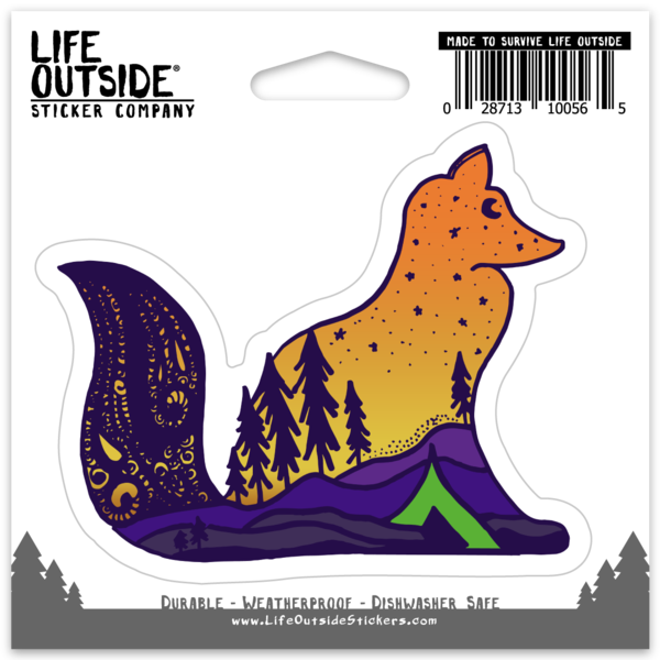 Mountain Firefox Sticker