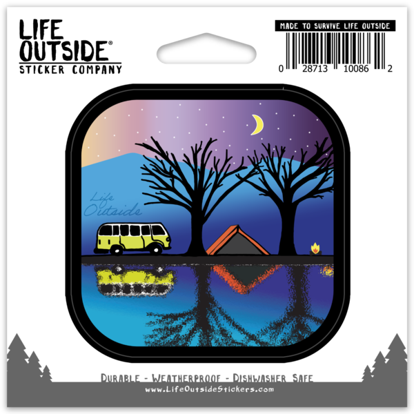 Life Outside Reflecting Pond Sticker