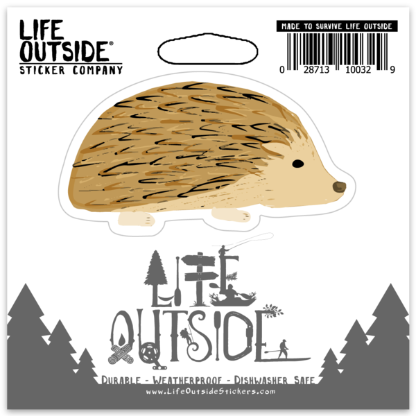 Hedgar the Hedgehog Sticker