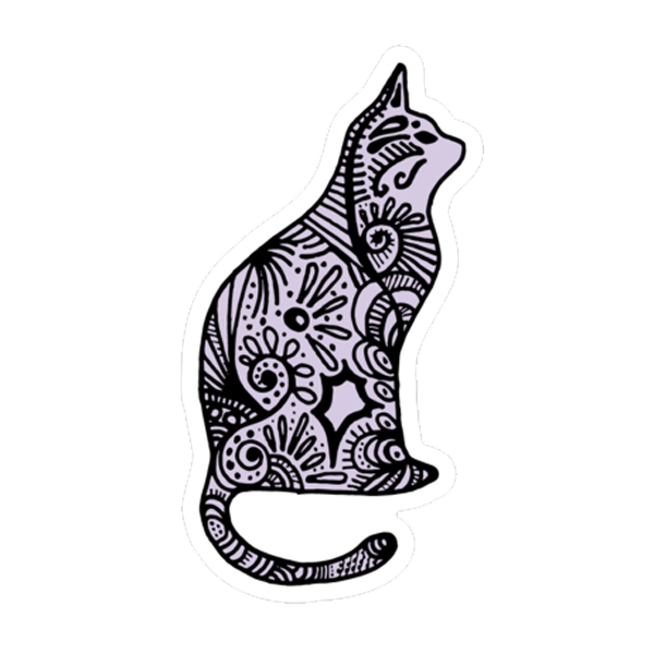 Cat Side Profile Sticker