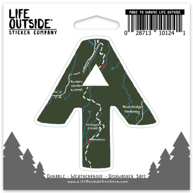 Appalachian Trail NC/VA Sticker