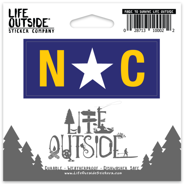 North Carolina NC Star Sticker