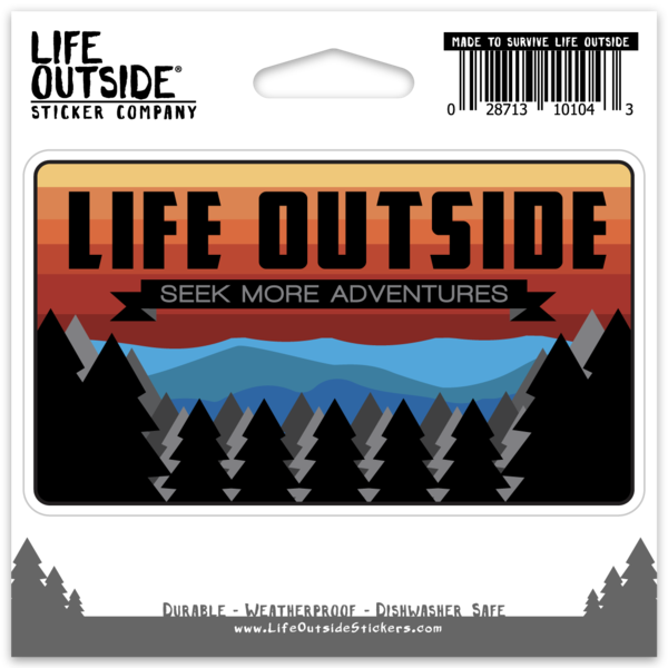 Life Outside Mtn Range Sticker