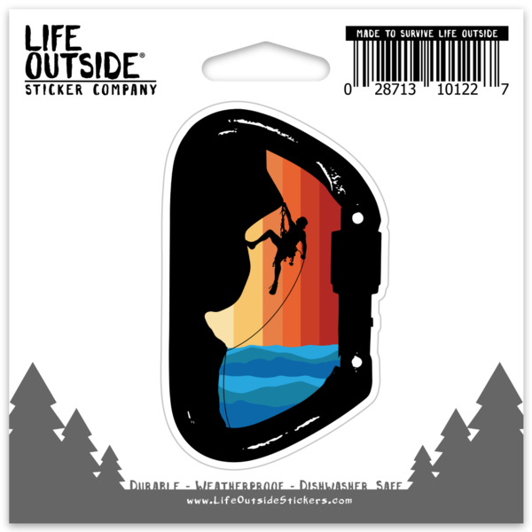 Carabiner Climber Sticker