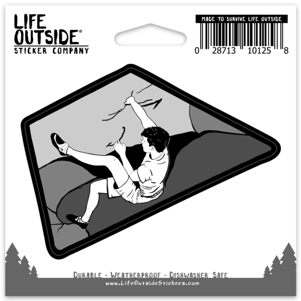 Bouldering Sticker