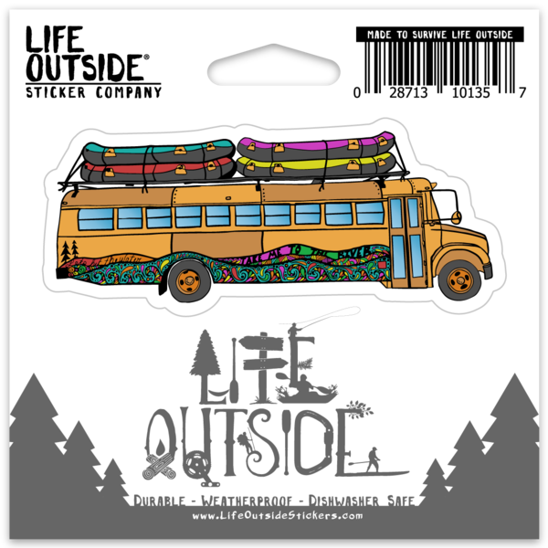 Rafting Bus Sticker
