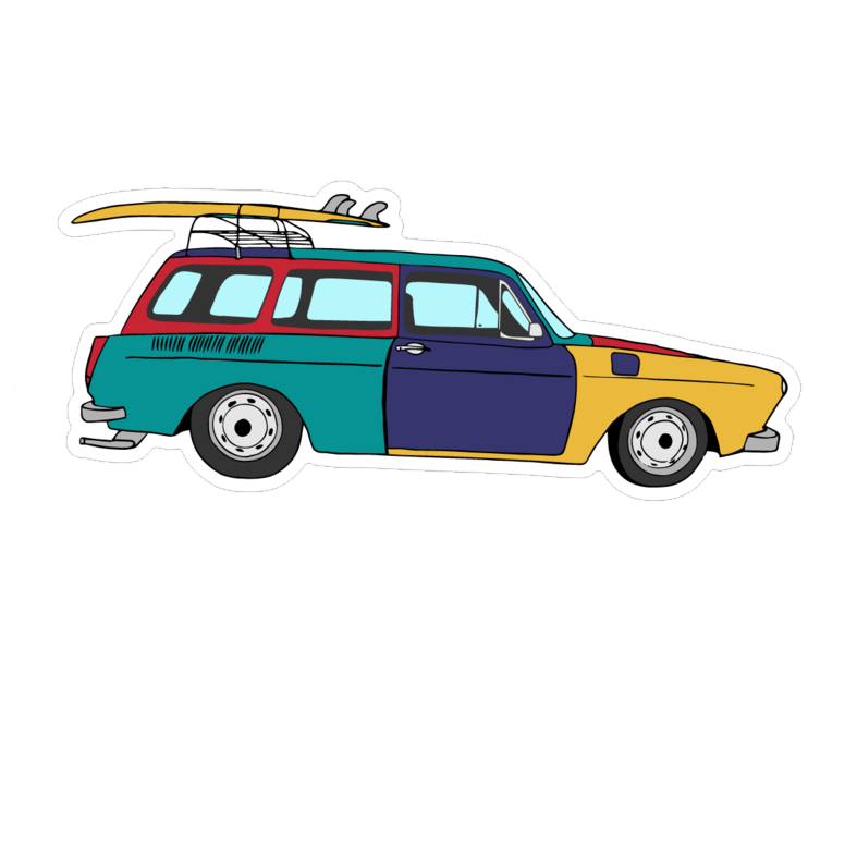 Surf Mobile Sticker